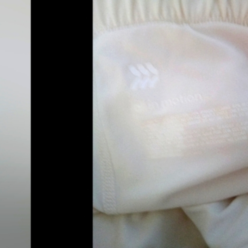 2/$20 White athletic skort short Drawstring Waist Rounded Hem Pockets LARGE - Picture 11 of 13